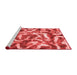 Modern Red Washable Rugs