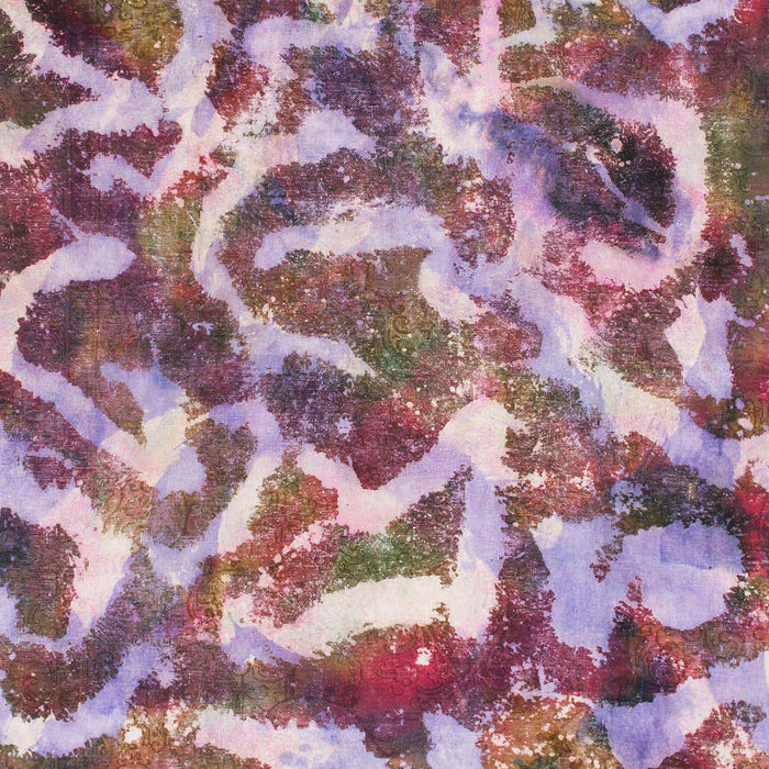 Machine Washable Abstract Pastel Violet Purple Rug, wshabs867