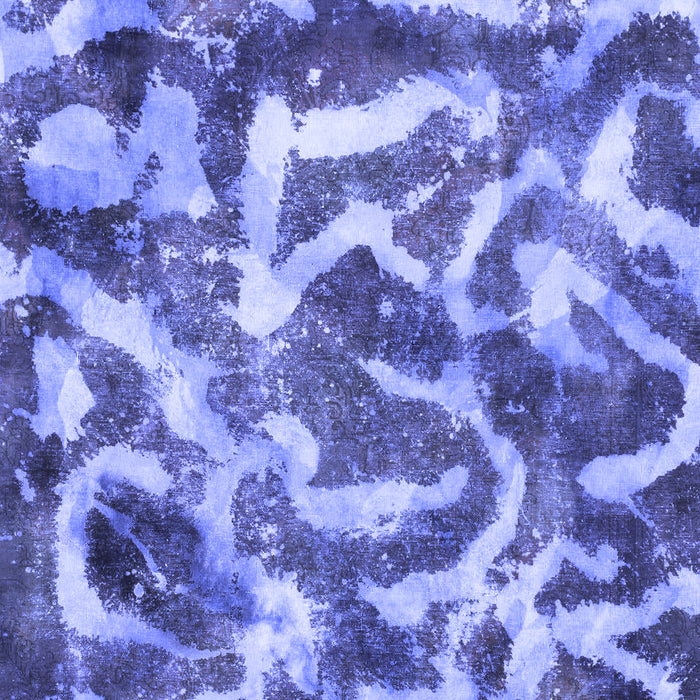 Machine Washable Abstract Blue Modern Rug, wshabs867blu