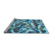 Sideview of Machine Washable Abstract Light Blue Modern Rug, wshabs867lblu