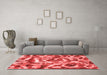 Modern Red Washable Rugs