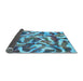 Sideview of Abstract Light Blue Modern Rug, abs867lblu