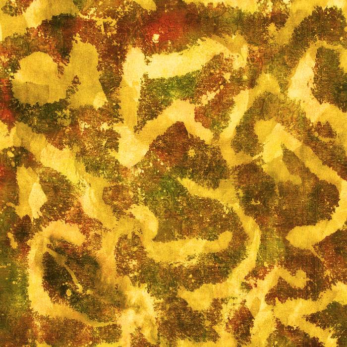 Machine Washable Abstract Yellow Modern Rug, wshabs867yw