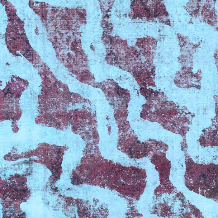 Abstract Light Blue Modern Rug, abs868lblu