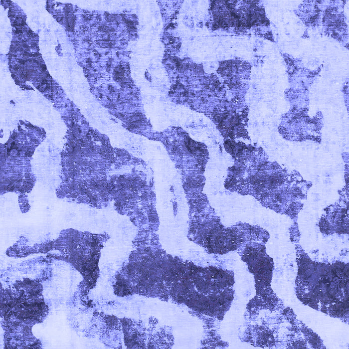 Abstract Blue Modern Rug, abs868blu