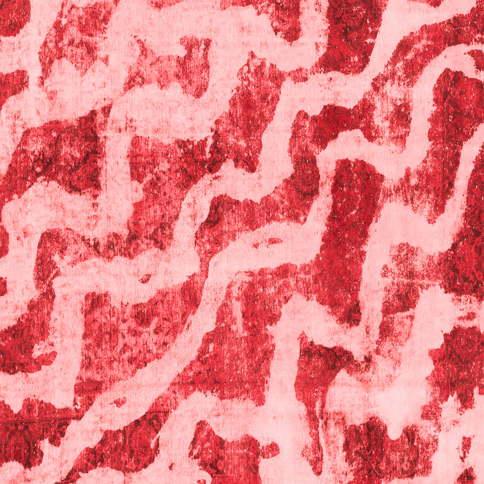 Machine Washable Abstract Red Modern Rug, wshabs868red