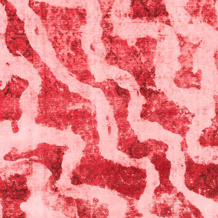 Machine Washable Abstract Red Modern Rug, wshabs868red