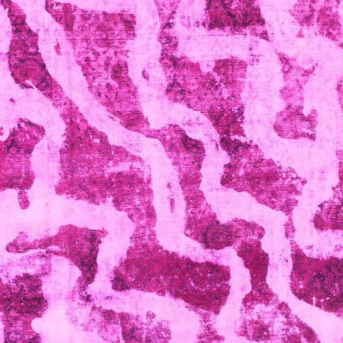 Machine Washable Abstract Pink Modern Rug, wshabs868pnk