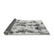 Sideview of Abstract Gray Modern Rug, abs869gry