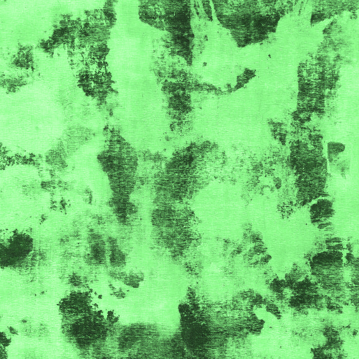 Machine Washable Abstract Emerald Green Modern Area Rugs, wshabs869emgrn