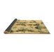 Sideview of Abstract Brown Modern Rug, abs869brn