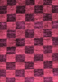 Checkered Pink Modern Rug, abs86pnk