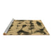 Sideview of Machine Washable Abstract Brown Modern Rug, wshabs870brn