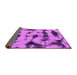 Sideview of Abstract Pink Modern Rug, abs870pnk