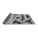 Sideview of Abstract Gray Modern Rug, abs870gry