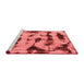 Modern Red Washable Rugs