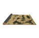 Sideview of Abstract Brown Modern Rug, abs870brn