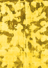 Abstract Yellow Modern Rug, abs871yw