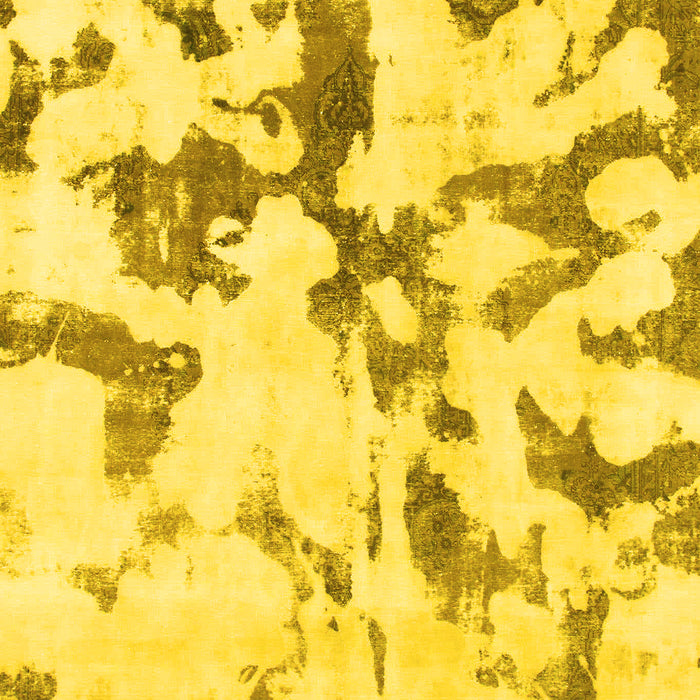 Abstract Yellow Modern Rug, abs871yw