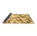 Sideview of Abstract Brown Modern Rug, abs871brn