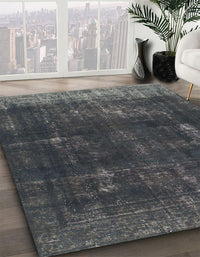 Abstract Gray Persian Rug, abs872