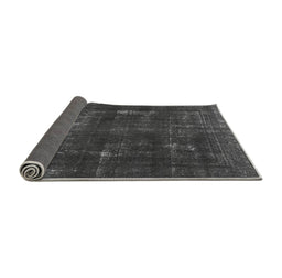 Sideview of Persian Gray Bohemian Rug, abs872gry