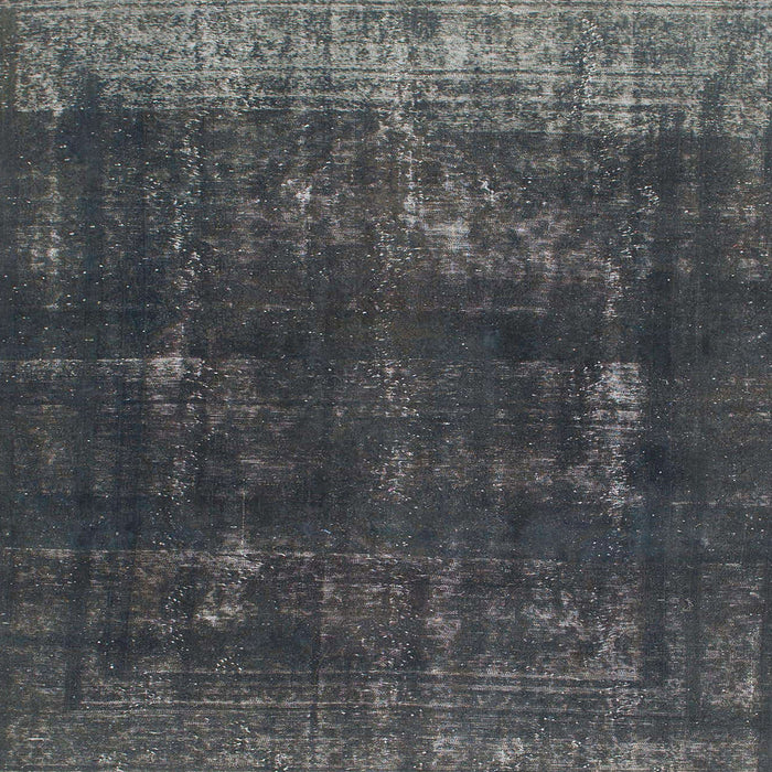 Square Machine Washable Abstract Grey Gray Rug, wshabs872