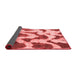 Abstract Red Modern Area Rugs