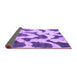 Sideview of Abstract Purple Modern Rug, abs873pur