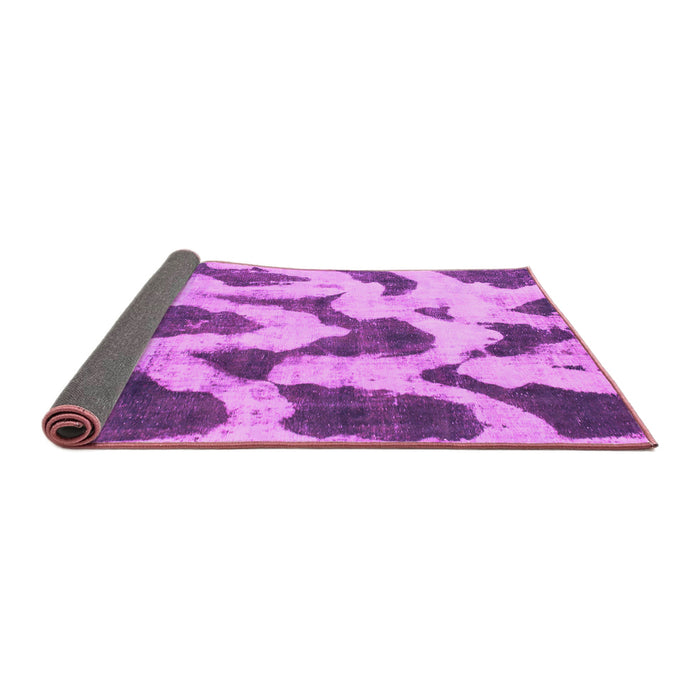 Sideview of Abstract Pink Modern Rug, abs873pnk
