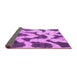 Sideview of Abstract Pink Modern Rug, abs873pnk