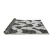 Sideview of Abstract Gray Modern Rug, abs873gry