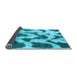 Sideview of Abstract Light Blue Modern Rug, abs873lblu