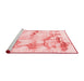 Modern Red Washable Rugs