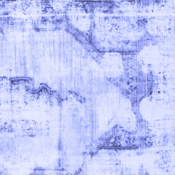 Abstract Blue Modern Rug, abs874blu