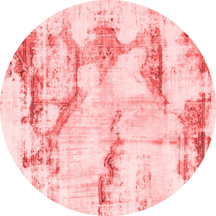 Abstract Red Modern Rug, abs874red