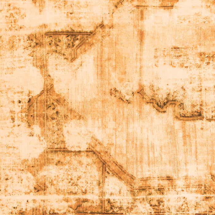 Abstract Orange Modern Rug, abs874org