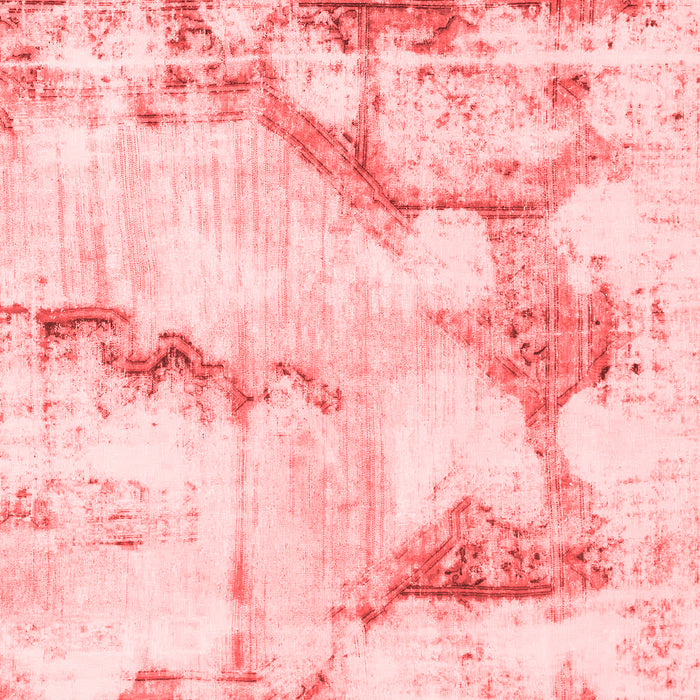 Machine Washable Abstract Red Modern Rug, wshabs874red