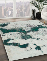 Abstract Gray Modern Rug, abs875