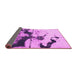 Sideview of Abstract Pink Modern Rug, abs875pnk