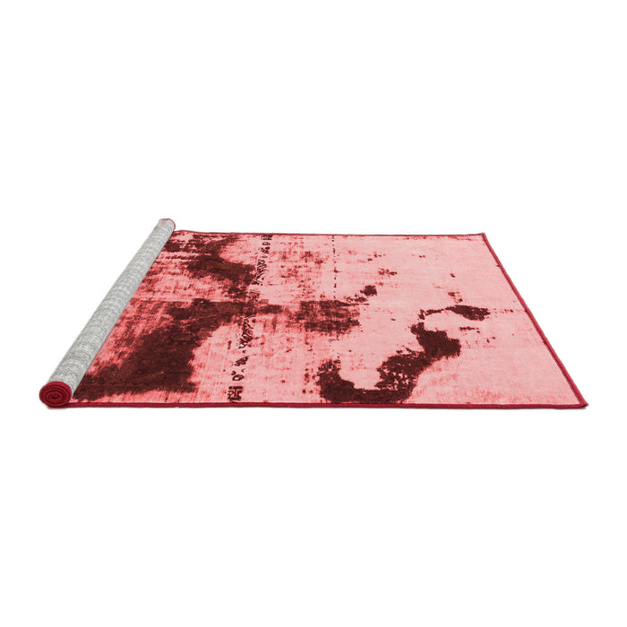Modern Red Washable Rugs
