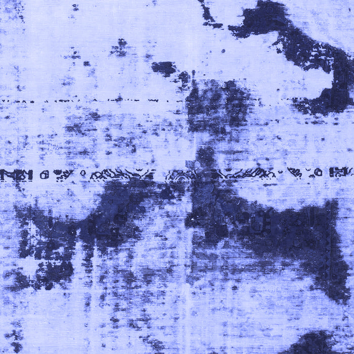 Abstract Blue Modern Rug, abs875blu