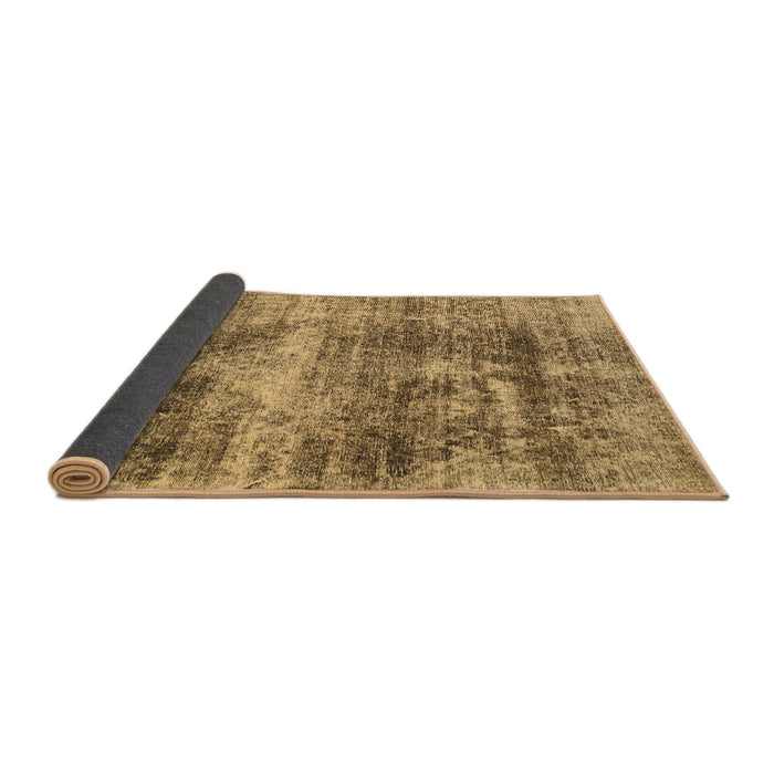 Sideview of Abstract Brown Modern Rug, abs876brn