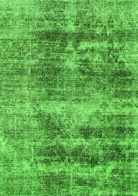 Abstract Green Modern Rug, abs876grn