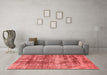 Modern Red Washable Rugs