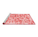 Modern Red Washable Rugs