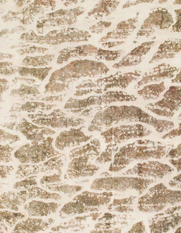 Abstract Wheat Beige Modern Rug, abs877