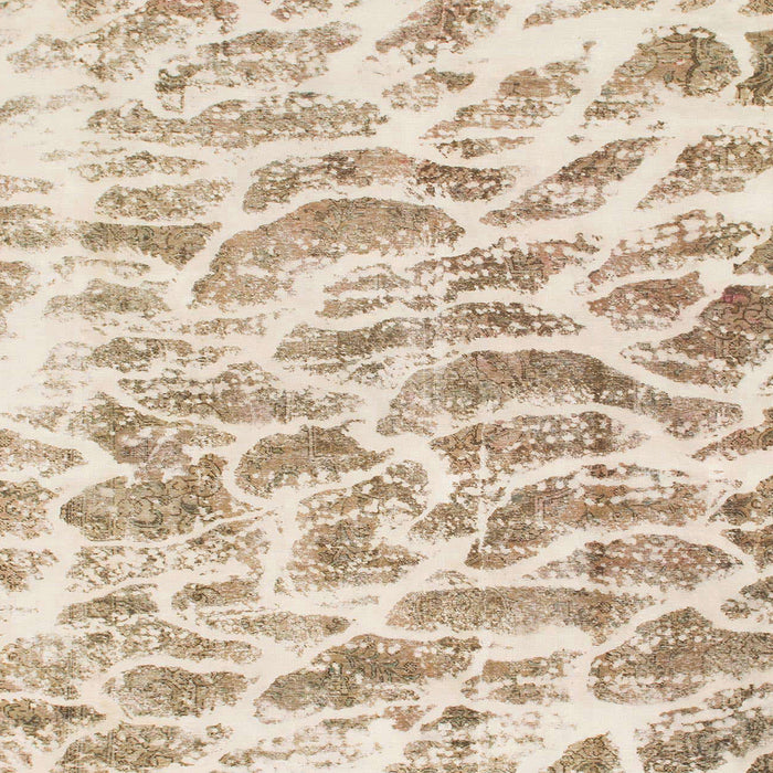 Square Machine Washable Abstract Wheat Beige Rug, wshabs877