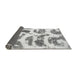 Sideview of Abstract Gray Modern Rug, abs878gry