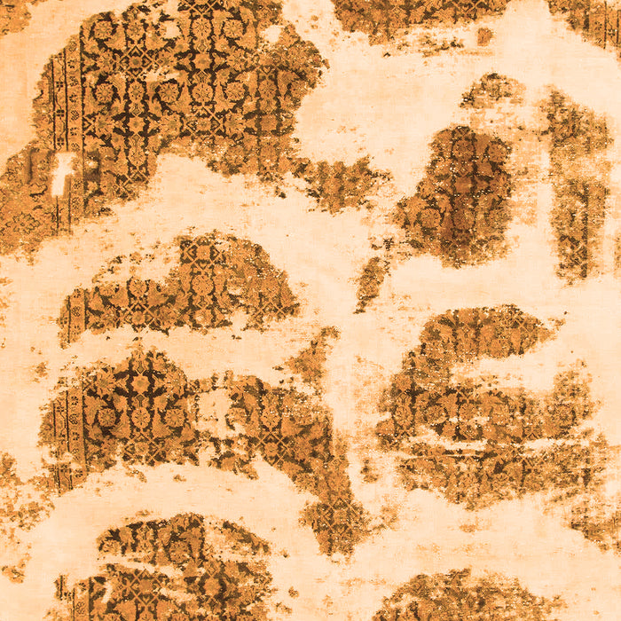 Machine Washable Abstract Orange Modern Area Rugs, wshabs878org